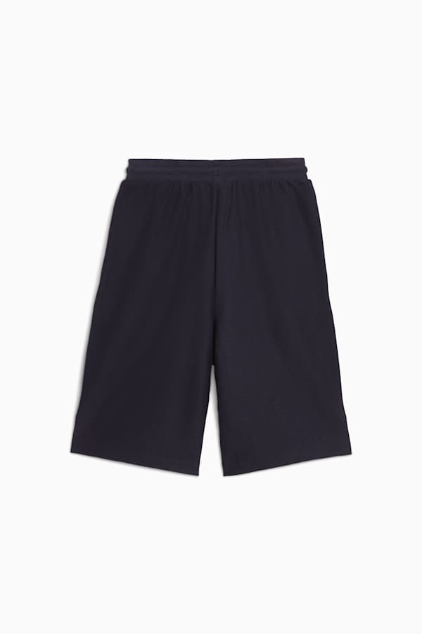 PREMIUM ESS Jacquard Long Line Relaxed Shorts 11" Unisex, New Navy, extralarge